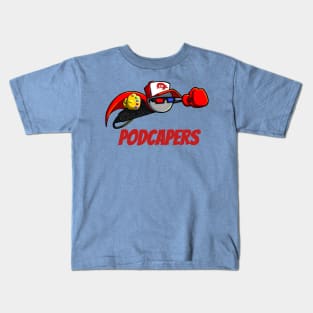 PodCapers Infinity Gauntlet Logo Kids T-Shirt